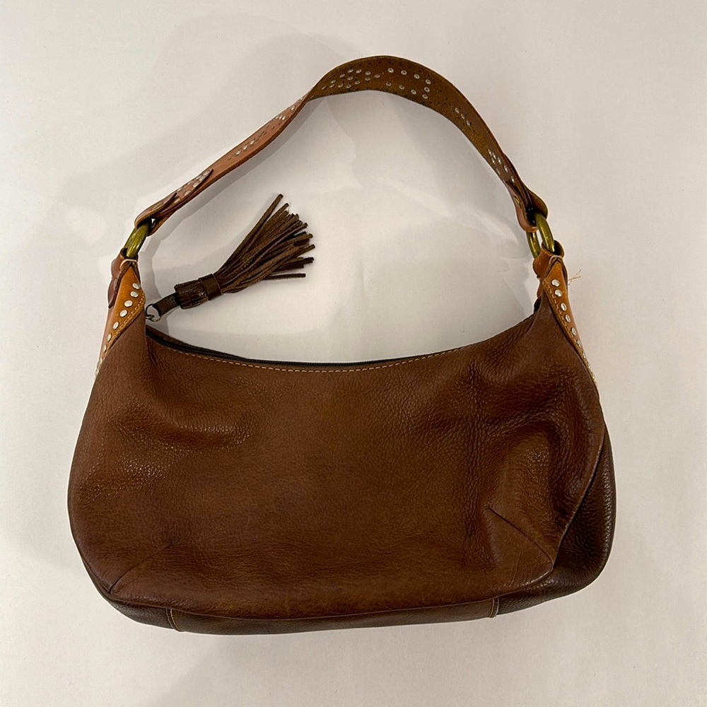 Fossil leather shoulder bag
